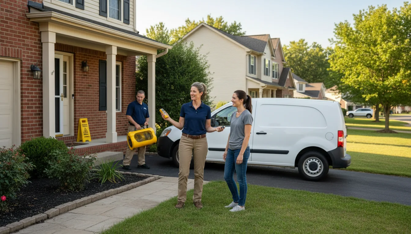 Water restoration image for Home Water Damage Repair in Pontiac, MO